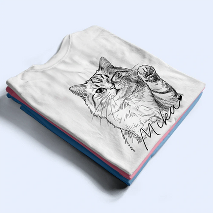 Custom Photo Pencil Sketch Forever In My Heart Memorial - Personalized T Shirt