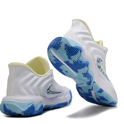 Men's Nike Giannis Immortality 4 White Blue Yellow Shoes