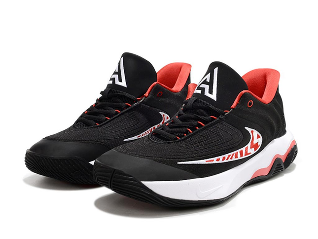 Men's Nike Giannis Immortality 4 Black Red Shoes