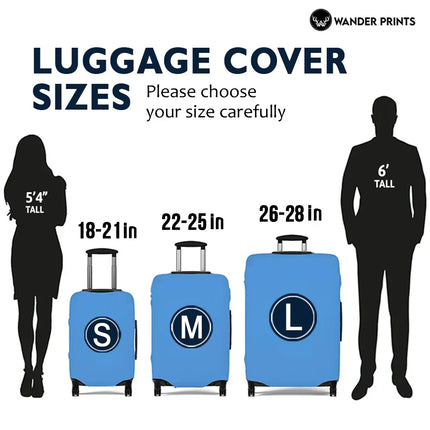 Couple You Are My Greatest Adventure - Personalized Luggage Cover