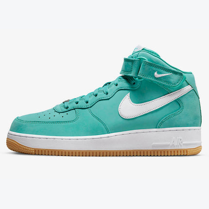 Men's Nike Air Force 1 Mid Washed Teal Shoes
