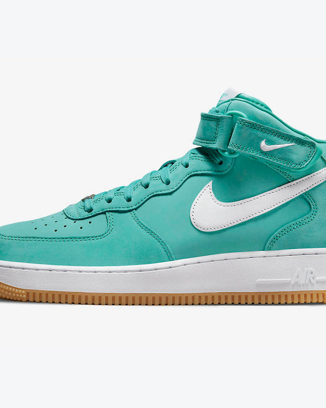 Men's Nike Air Force 1 Mid Washed Teal Shoes