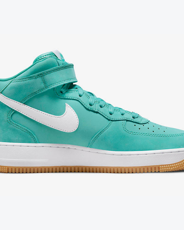 Men's Nike Air Force 1 Mid Washed Teal Shoes