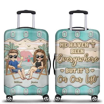 It's On Our List Travel Partners For Life - Personalized Luggage Cover