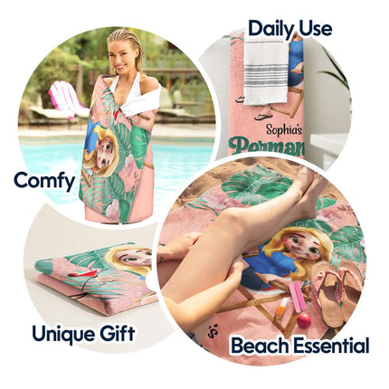 Retirement Plan Permanent Vacation - Personalized Beach Towel