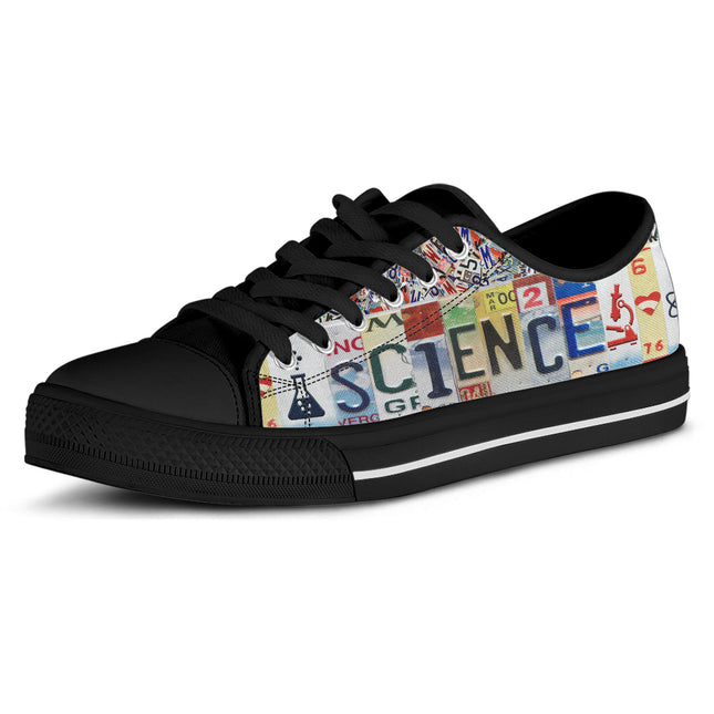 Science Canvas Shoes