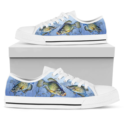 Crappie Fishing Canvas Shoes