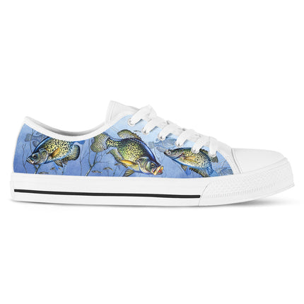 Crappie Fishing Canvas Shoes