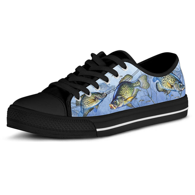 Crappie Fishing Canvas Shoes