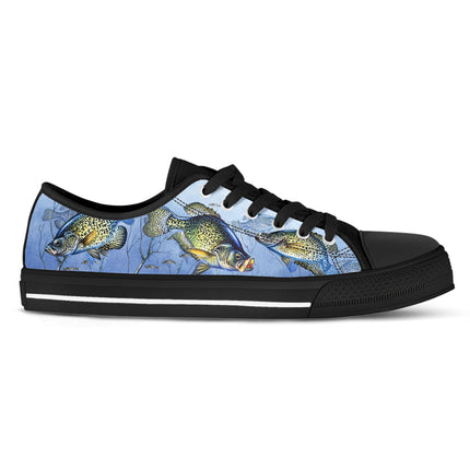 Crappie Fishing Canvas Shoes