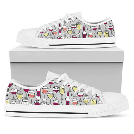 Wine Lover Canvas Shoes