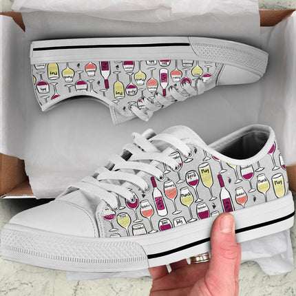 Wine Lover Canvas Shoes