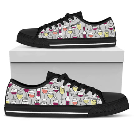 Wine Lover Canvas Shoes