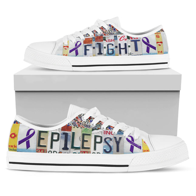 Fight Epilepsy Canvas Shoes