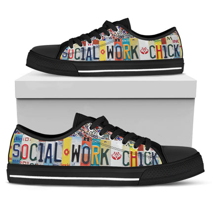 Social Work Chick Canvas Shoes