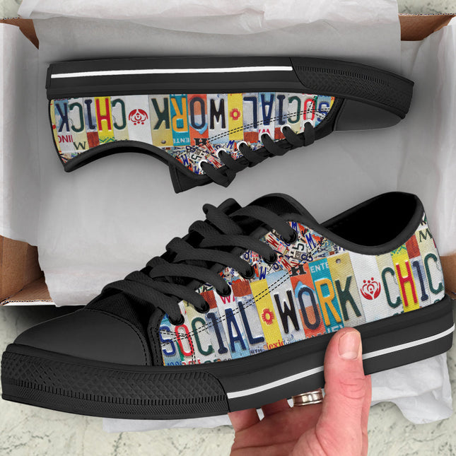 Social Work Chick Canvas Shoes