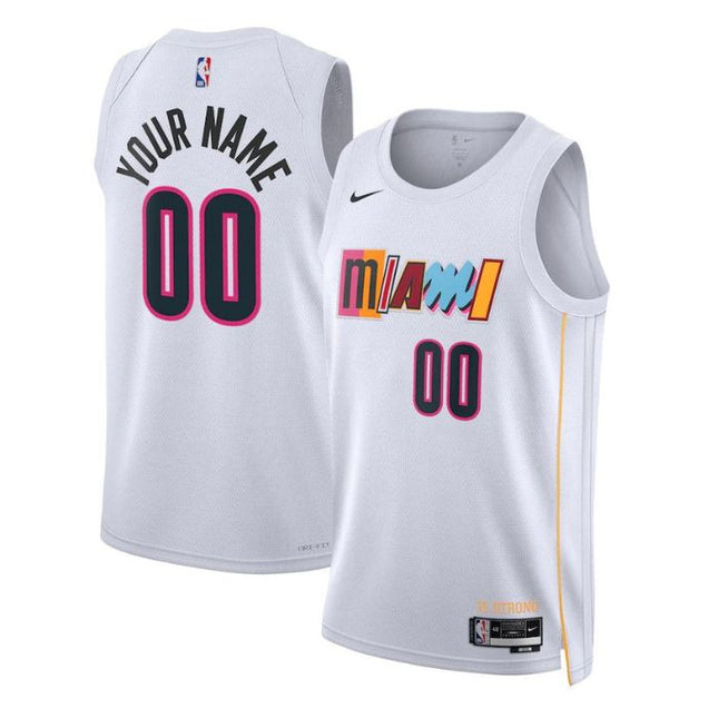 Miami Heat Unisex 2024 City Edition Swingman Custom Jersey