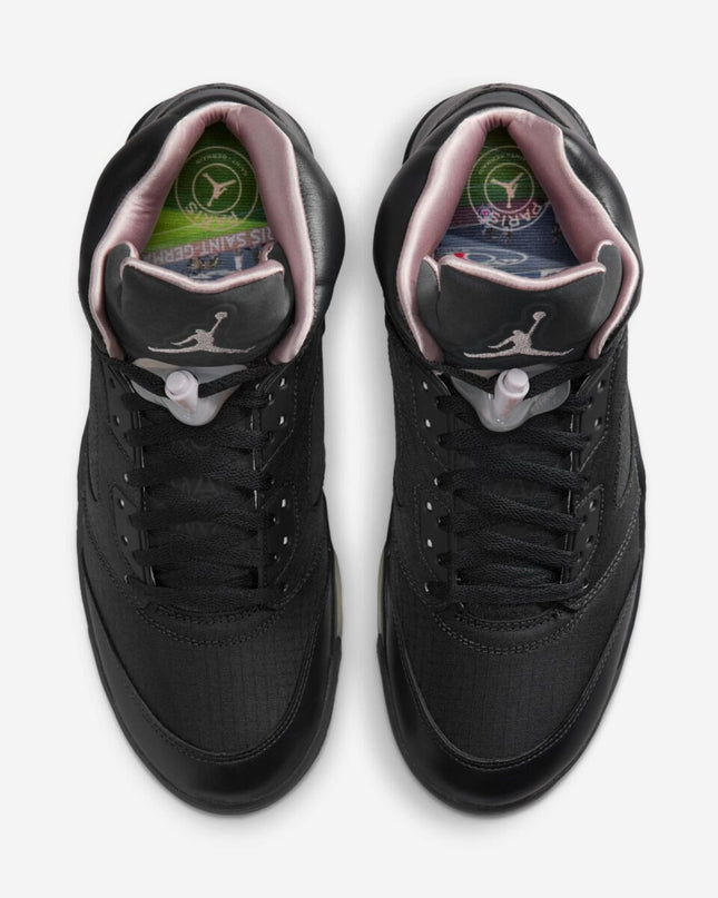 Men's Paris Saint-Germain x Air Jordan 5 'Off Noir' Shoes