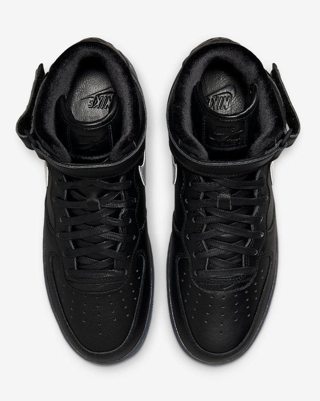Men's Nike Air Force 1 Mid 'Black & Metallic' Shoes