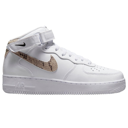 Men's Nike Air Force 1 Mid Snakeskin Swoosh Shoes