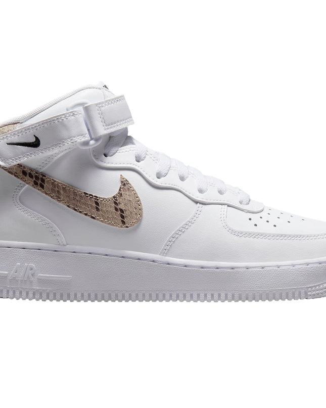 Men's Nike Air Force 1 Mid Snakeskin Swoosh Shoes