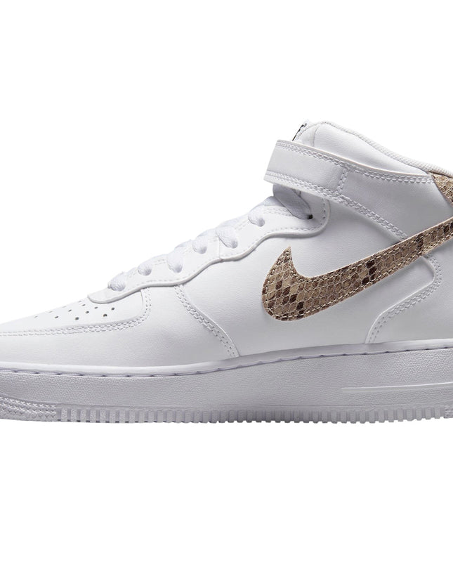 Men's Nike Air Force 1 Mid Snakeskin Swoosh Shoes