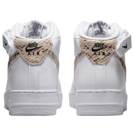 Men's Nike Air Force 1 Mid Snakeskin Swoosh Shoes