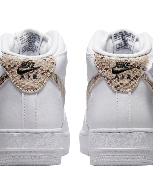 Men's Nike Air Force 1 Mid Snakeskin Swoosh Shoes