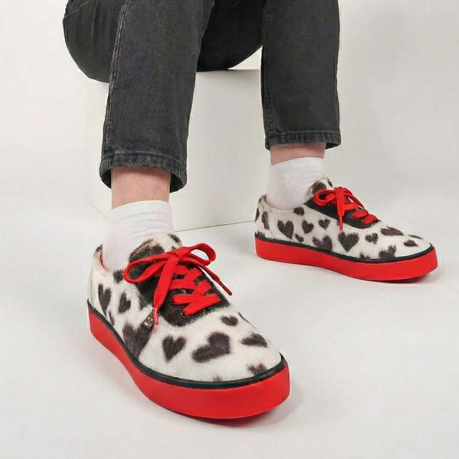 Polka Pup Love Women's Casual Sneakers